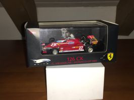 F1 Ferrari 126 CK G. Villeneuve 1/43 Monaco GP 1981