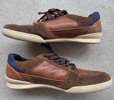 Herren Sneaker Geox Respira braun Leder  Grösse 45