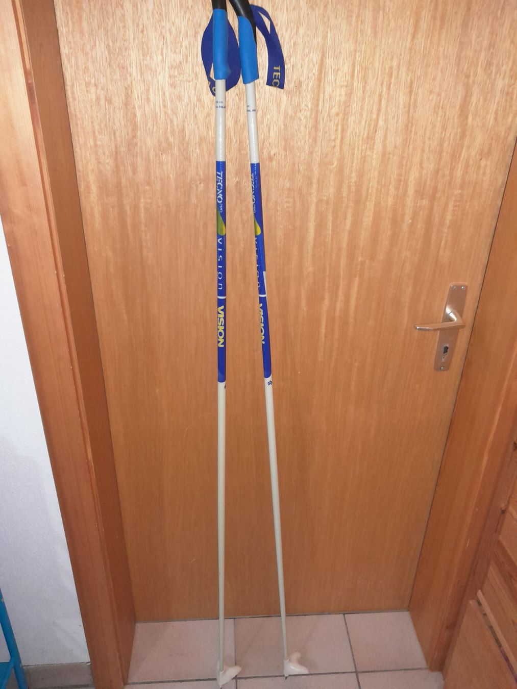 Bastoncini da sci: Langlauf Stöcke Tecno Pro 155cm – Usato da Grolley venduto da Montana78