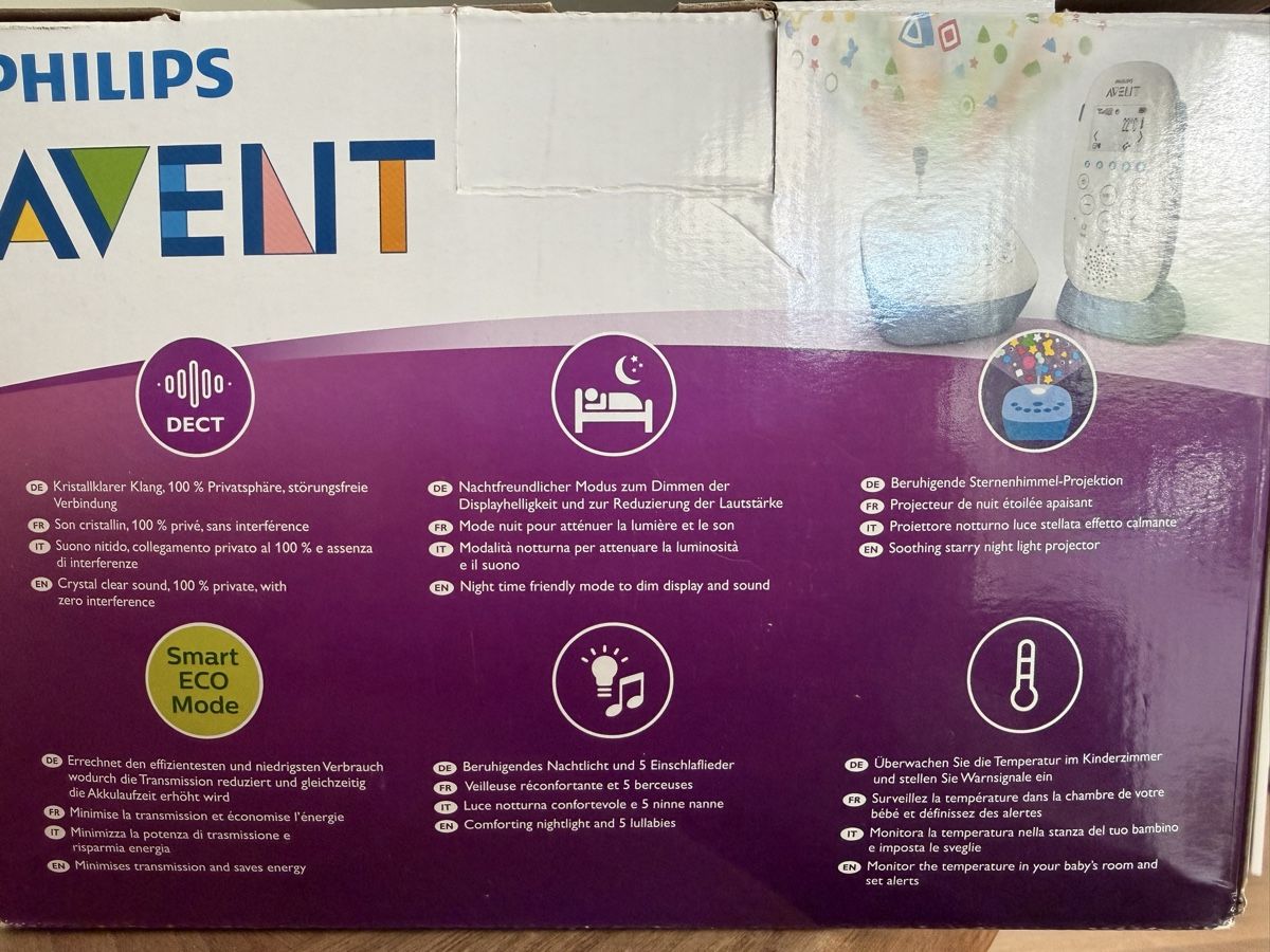 Philips Babyphone: Philips Avent DECT Babyphone SCD735 – Nuovo (secondo la descrizione) da Zug venduto da sil_26bl 4