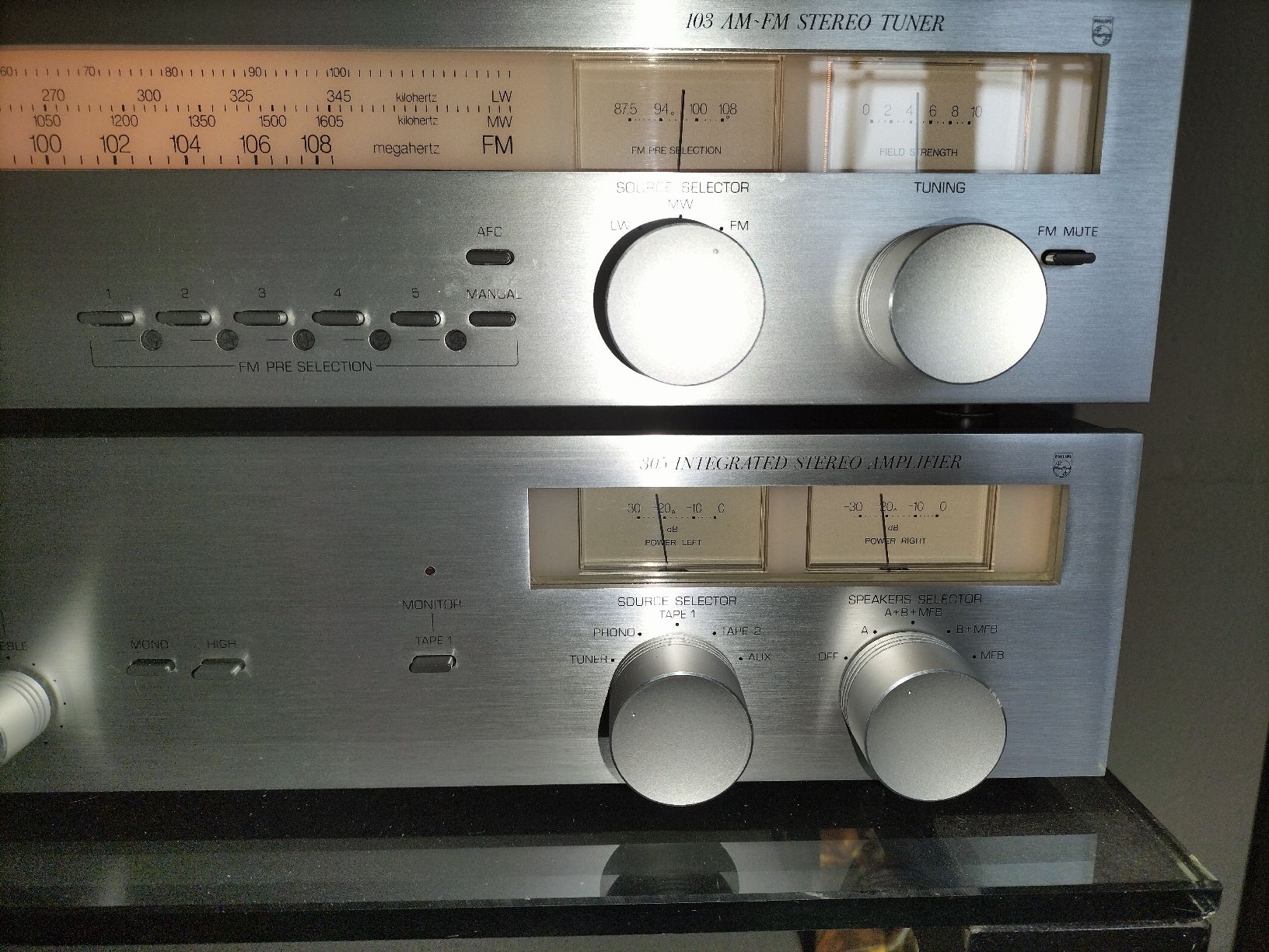 Philips Amplificatori: PHILIPS Vintage Stereoanlage 4 Elemente + – Nuovo (secondo la descrizione) da Lamboing venduto da Pyewacket19001 6