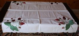 Napperon Tischdecke weiss bunt (11)