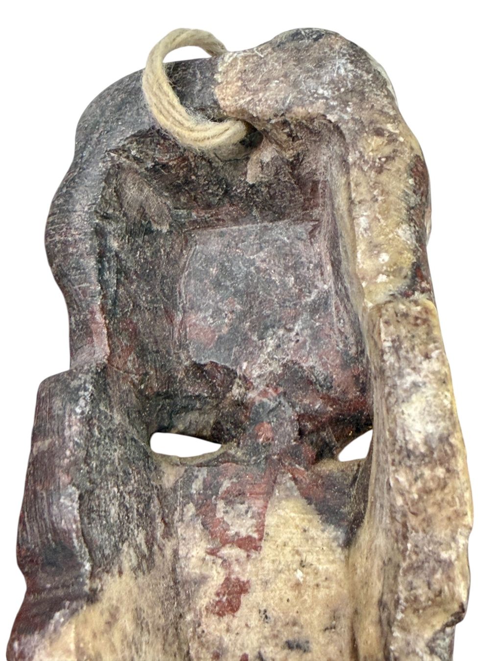 Arte internazionale: Masque africain authentique, sculptée en pierre – Usato da Morges venduto da magicle 9