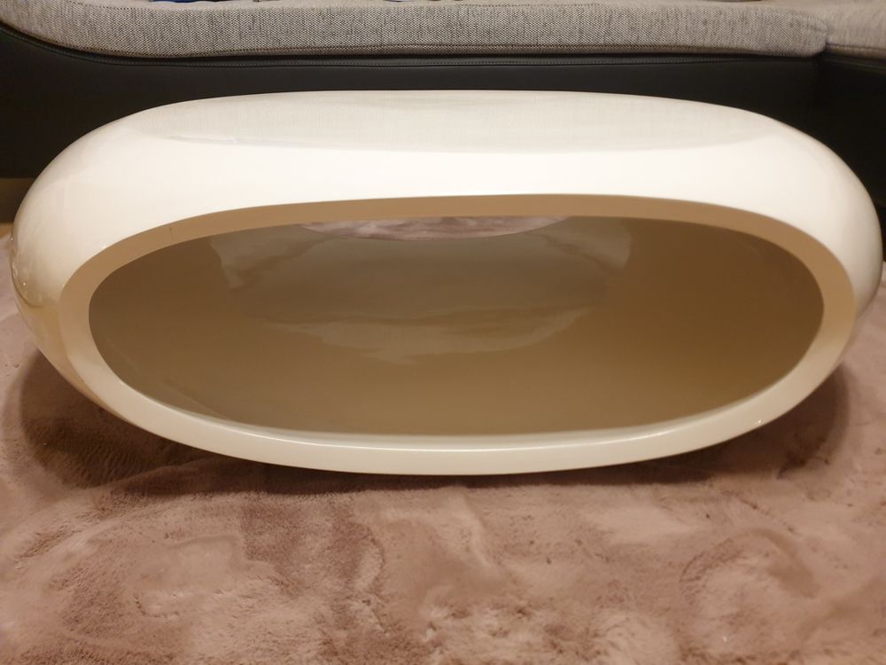Couchtisch Aus Metall, 60 / 45cm, Weiß VESINA | Ma Produktbild-Vorschau 7