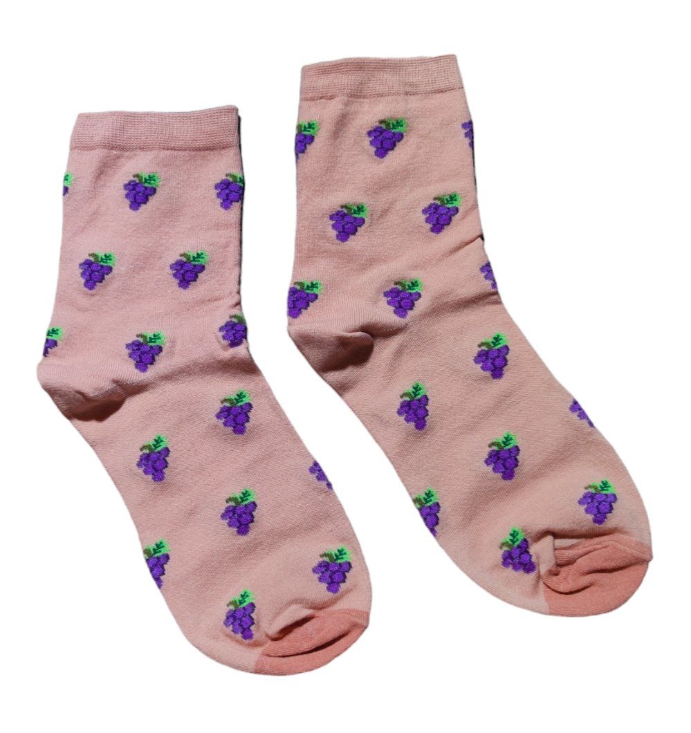 Calze: Socken Trauben / Grapes – Nuovo e nell'imballaggio originale da Zürich venduto da amysmith