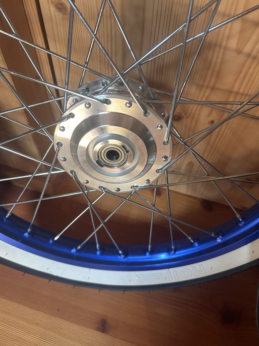 Puch Cerchioni: Puch Felgen Blau – Nuovo e nell'imballaggio originale da Chur venduto da spitfix 2