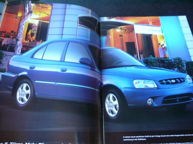 Hyundai Documenti: Hyundai Accent Prospekt 2000 – Usato da Zofingen venduto da sosalinos01 1