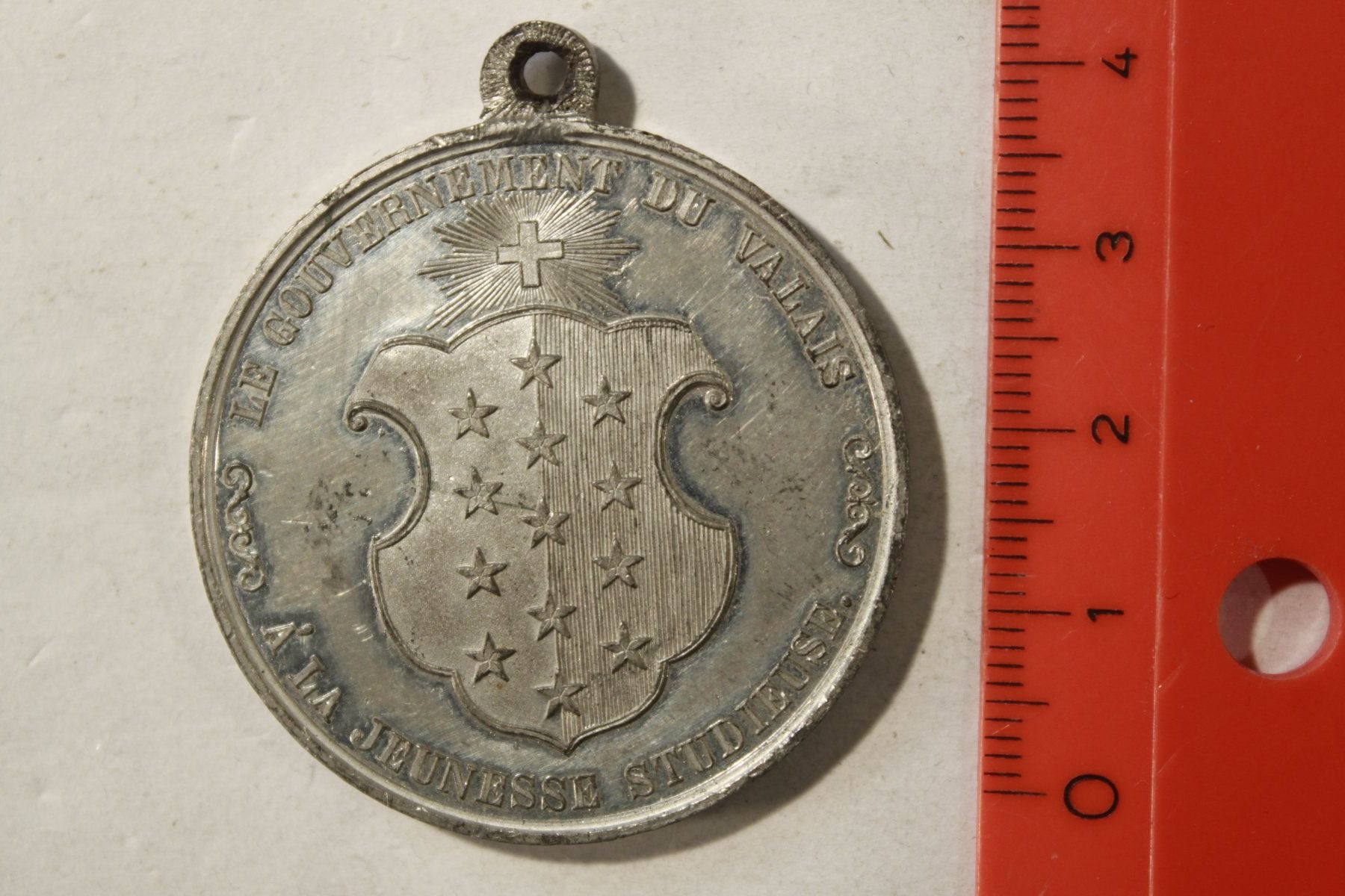 Medaillen: Medaille VALAIS – Gebraucht aus La plaine von 762