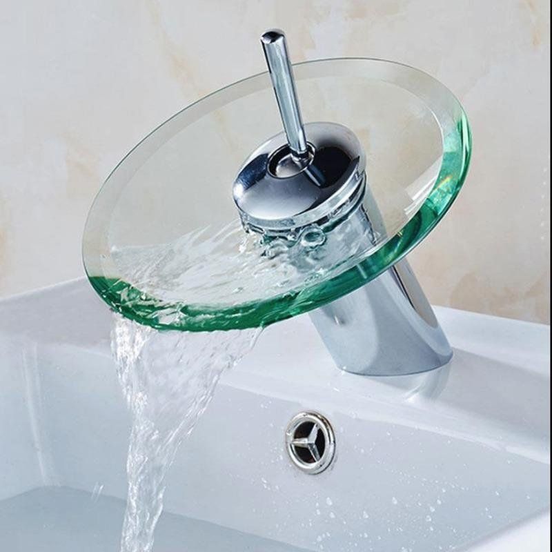 Rubinetteria: Wasserhahn verchromt mit Glas – Nuovo (secondo la descrizione) da Marthalen venduto da natuerli 1