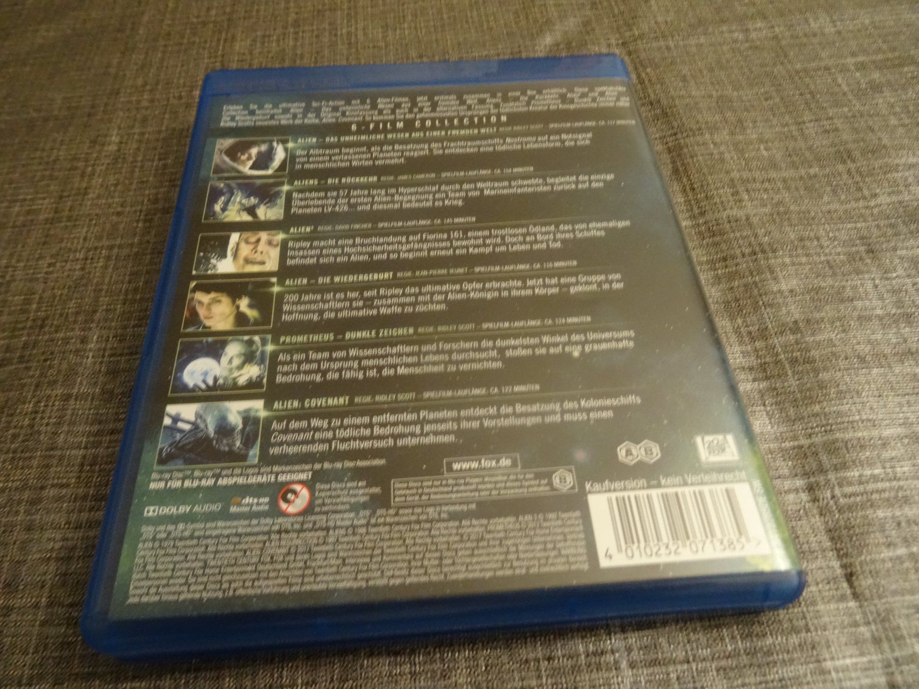 Alle DVDs: Alien 6-Film Collection Blu-ray, – Gebraucht aus Olten von Disc-Verkauf 2
