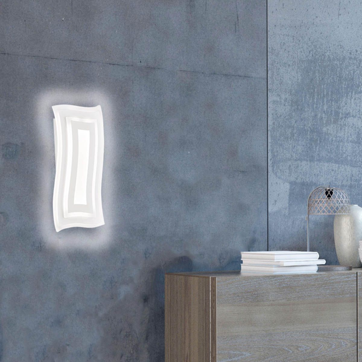 Lampade: LED Wandleuchte, Geschwungen, Dimmbar – Nuovo (secondo la descrizione) da Kreuzlingen venduto da Smart-Light 1