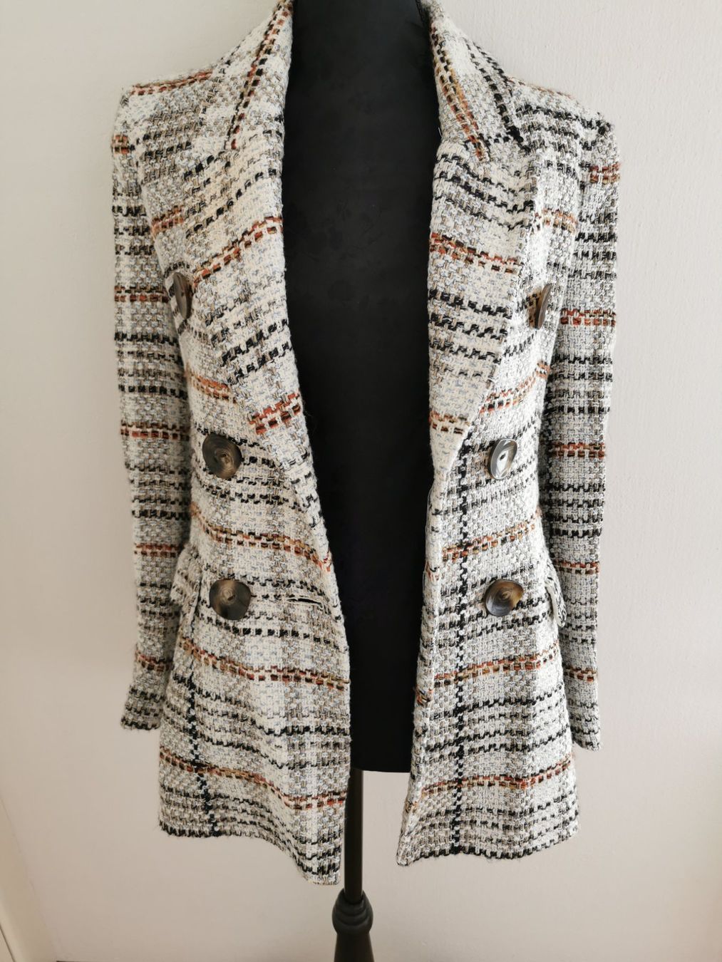 Zara Cappotti: Bouclé Mantel Zara Gr. XS – Usato da Stäfa venduto da flamingo_17 3