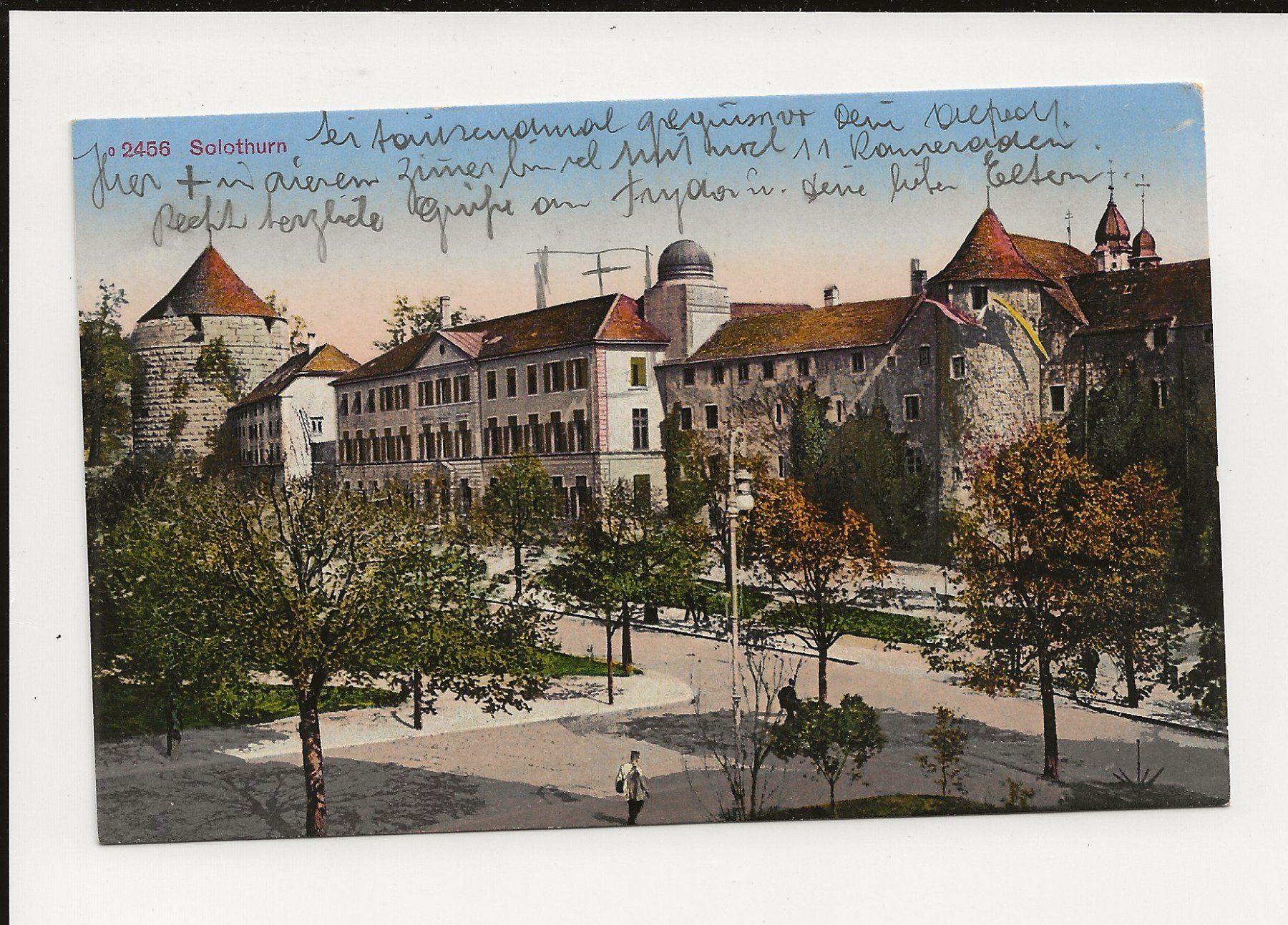Cartoline postali: AK 1915  Solothurn Stadtansicht – Usato da Greifensee venduto da 315WDO