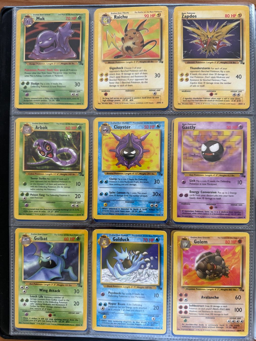 Pokémon Carte collezionabili: Complete Pokémon Fossil 1999 Collection – Usato da Lausanne venduto da laminas 3
