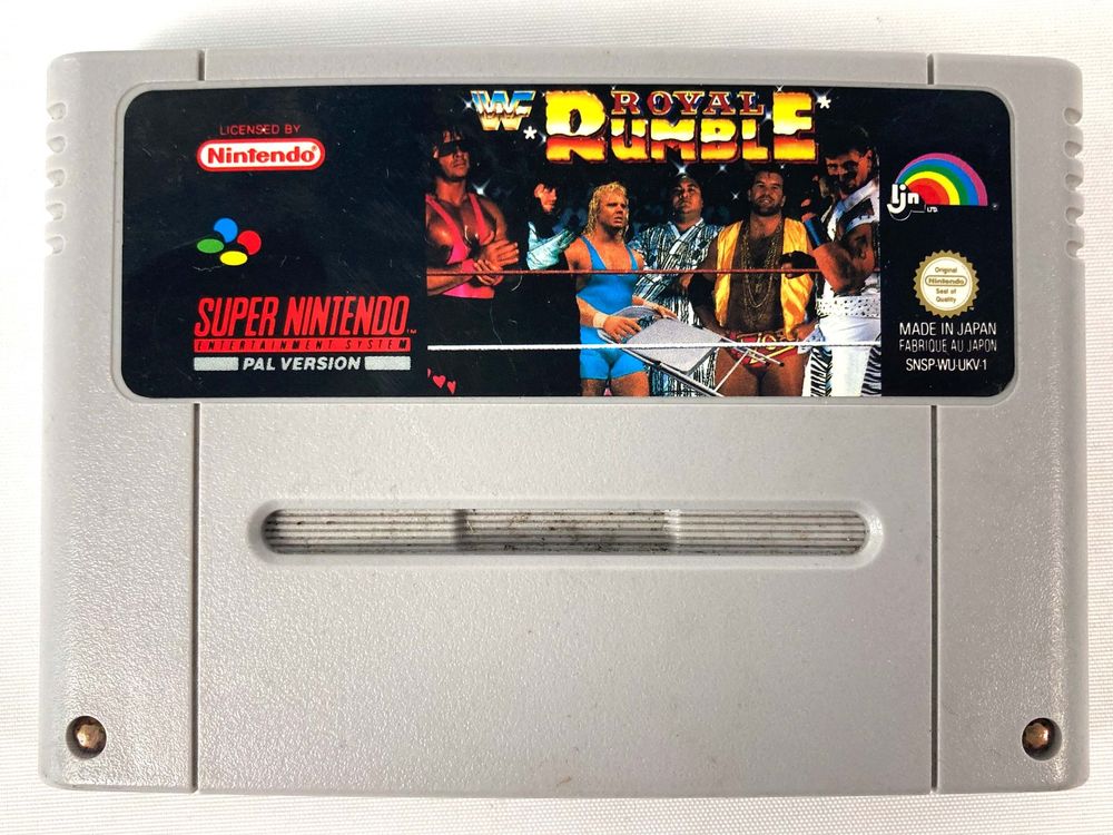 SNES WWF Royal Rumble Japan PAL Nintendo Modul Vintage (Gebraucht) in ...