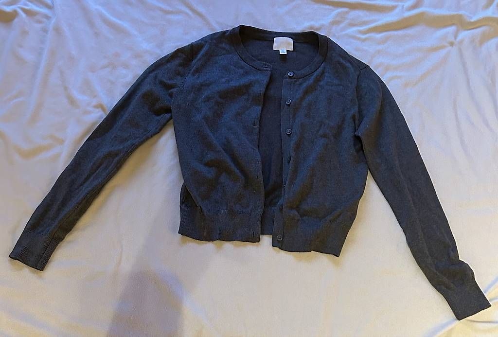 Giacche: graue Strickjacke – Usato da Trub venduto da elinschleiderschrank 1