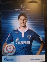 Sergio Escudero - FC Schalke - Handsignierte Autogrammkarte