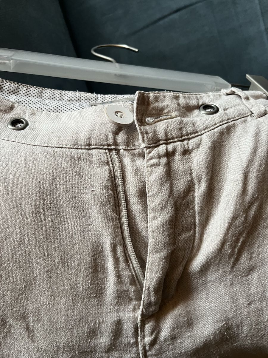 Nile Pantaloni: Nile Leinen Hose Beige Grösse S/M – Usato da Innertkirchen venduto da salmalo 2