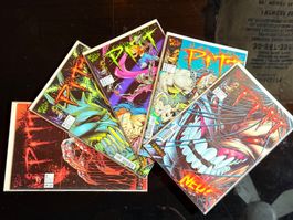 Pitt Full Bleed Comic Hefte Nr. 1-5, Komplette Story
