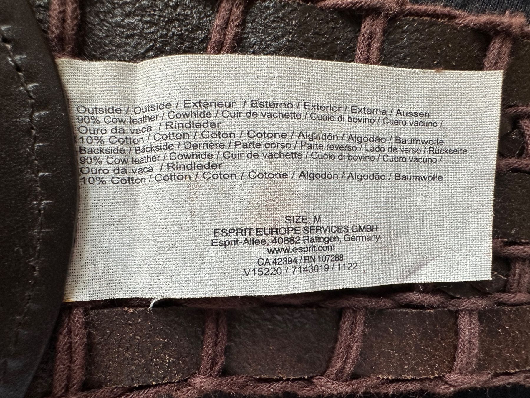 Esprit Cinture: ESPRIT Damen Ledergürtel 85 cm braun – Usato da Rothenburg venduto da wer_g9fd 9
