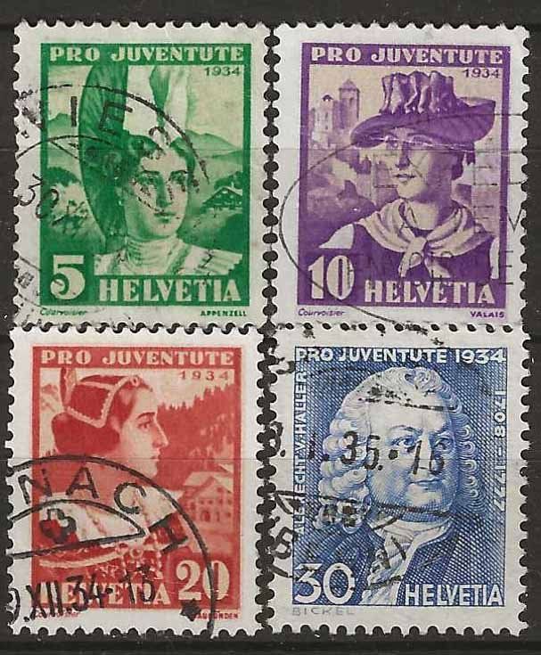 Tutti i francobolli: PJ034 - Pro Juventute 1934 obl. – Usato da Trélex venduto da Phil_Albert