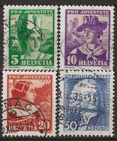 PJ034 - Pro Juventute 1934 obl.