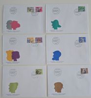 Briefumschläge mit Schweizer Briefmarken 1989-1994