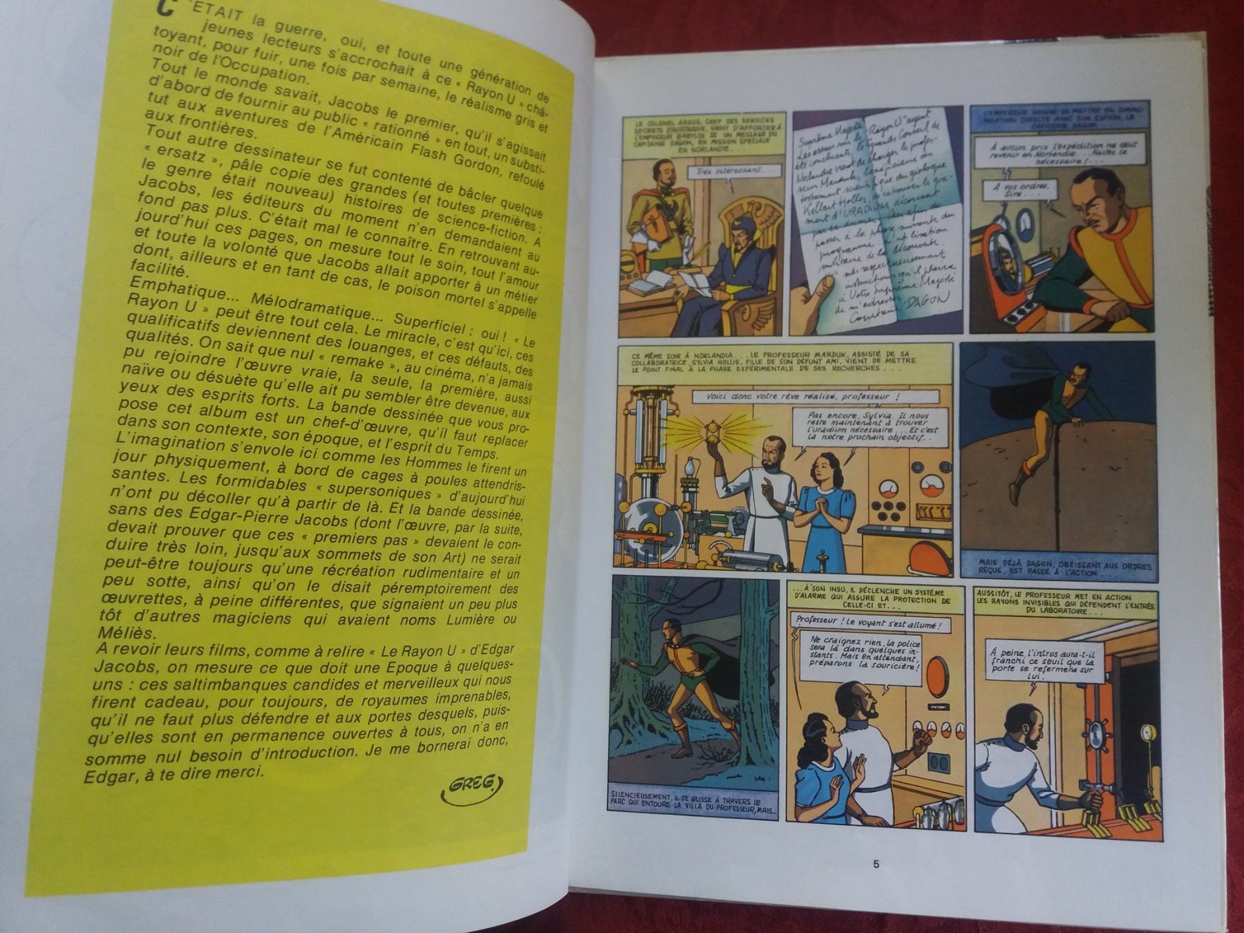 Fumetti: Le Rayon U - E.P. Jacobs - Très bon état ! – Usato da Meyrin venduto da toutatis 3