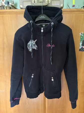 Kapuzenpullover Spooks schwarz Grösse M gebraucht