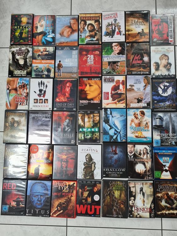 Grosse DVD Sammlung mit neuem Blu-Ray Player zum Superpreis (Neu ...