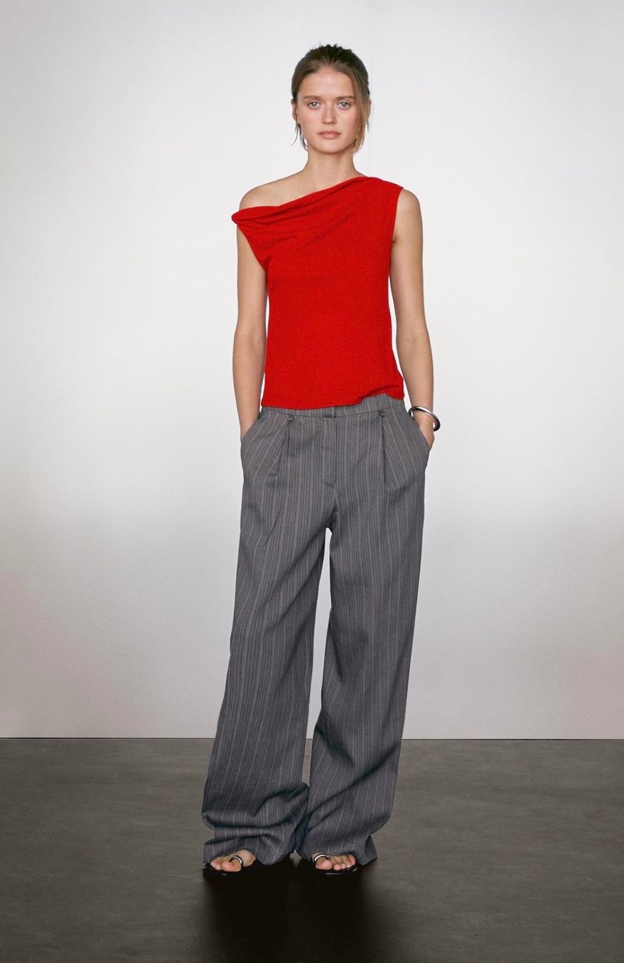 Massimo Dutti Top: Massimo Dutti Top mit Etikett Gr. XS Rot – Nuovo (secondo la descrizione) da Zürich venduto da ufe_f5q5