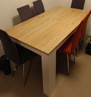 Esstisch Holznachbildung weiss L160xB80cm sehr guter Zustand