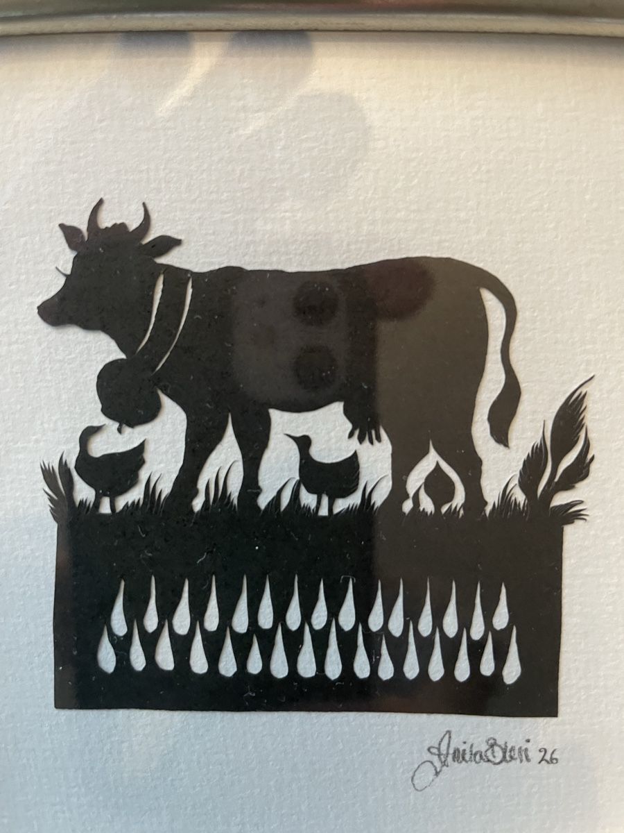 Grafiken & Lithographien: Scherenschnitt – Neu (gemäss Beschreibung) aus Konolfingen von Bern-75 1