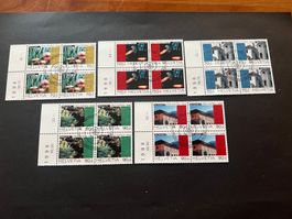 1998  Serie PP  Erstag gest.Viererblock mit Tab (K16)