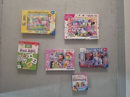 Kinder Spiele & Puzzle Set  Disney, Frozen, Minnie...