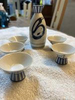 Japanisches Sake Set, Krug & 5 Tassen (T)