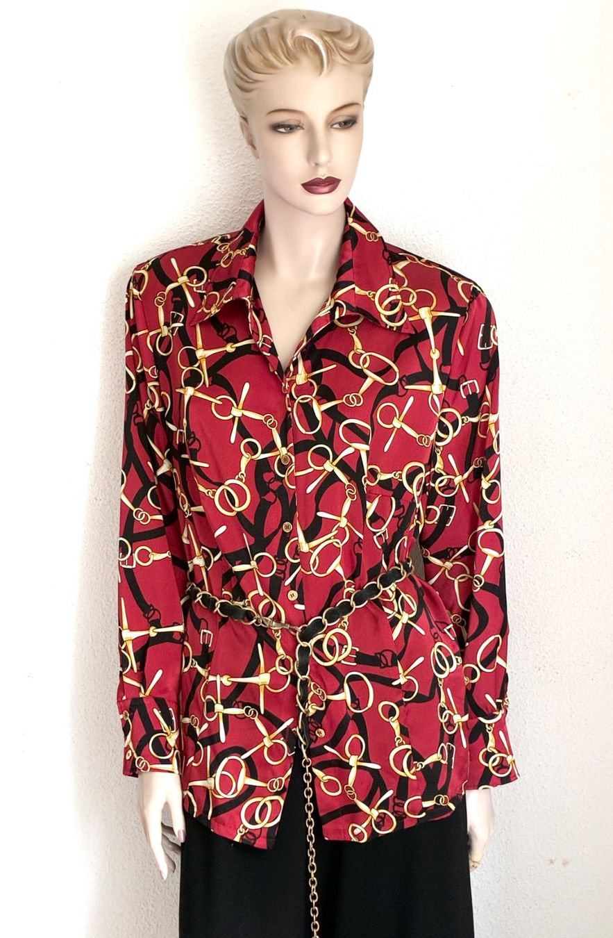 Basler Camicette: Vintage Bluse von BASLER Grösse 46 – Usato da Kloten venduto da Nephty 1