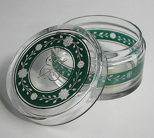 Gläser: Glasdose mit Deckel antik – Gebraucht aus Weggis von daisyflower