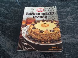Oetker Backen macht Freude Band 2 Jahr 1985 Gluschige Geb.AU