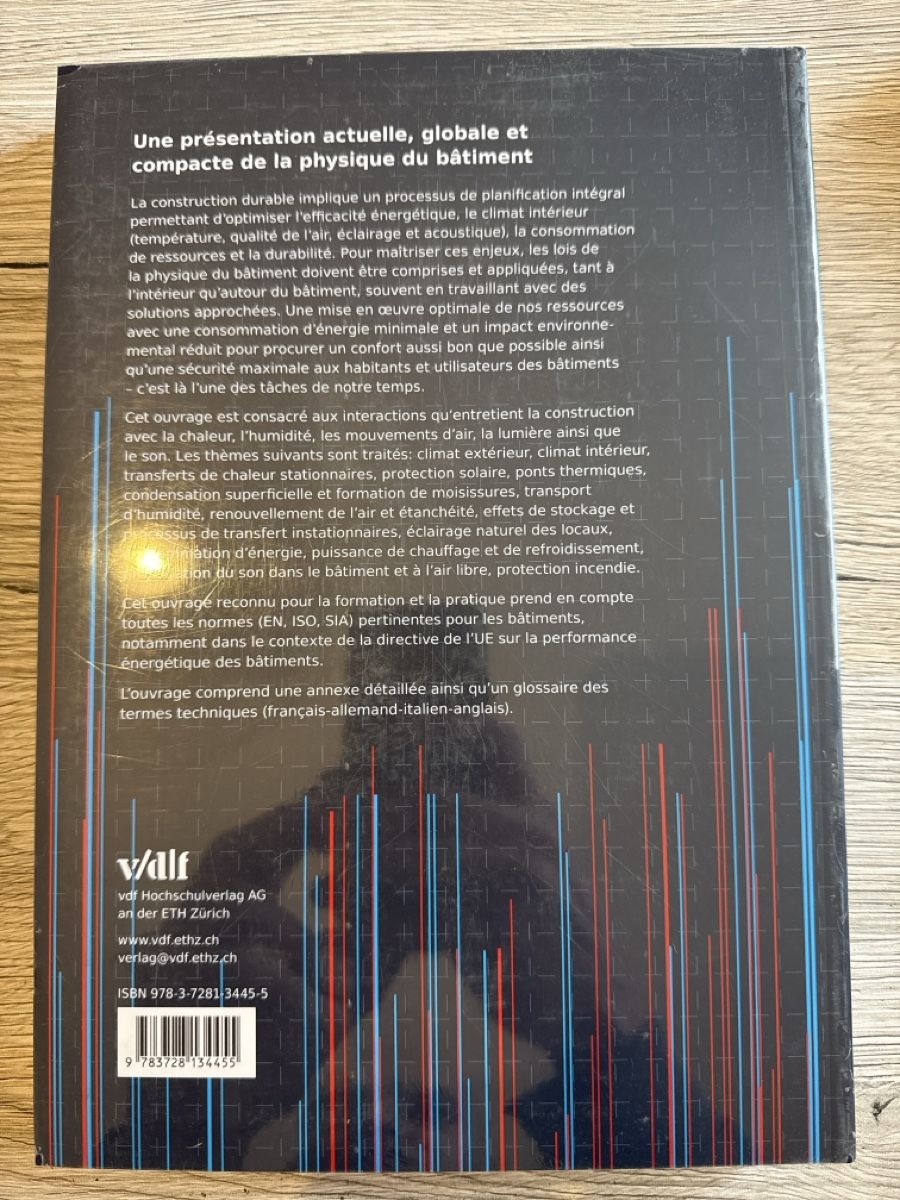 Libri: Physique du Bâtiment Construction et Énergie – Nuovo e nell'imballaggio originale da Genève venduto da DoualS 1