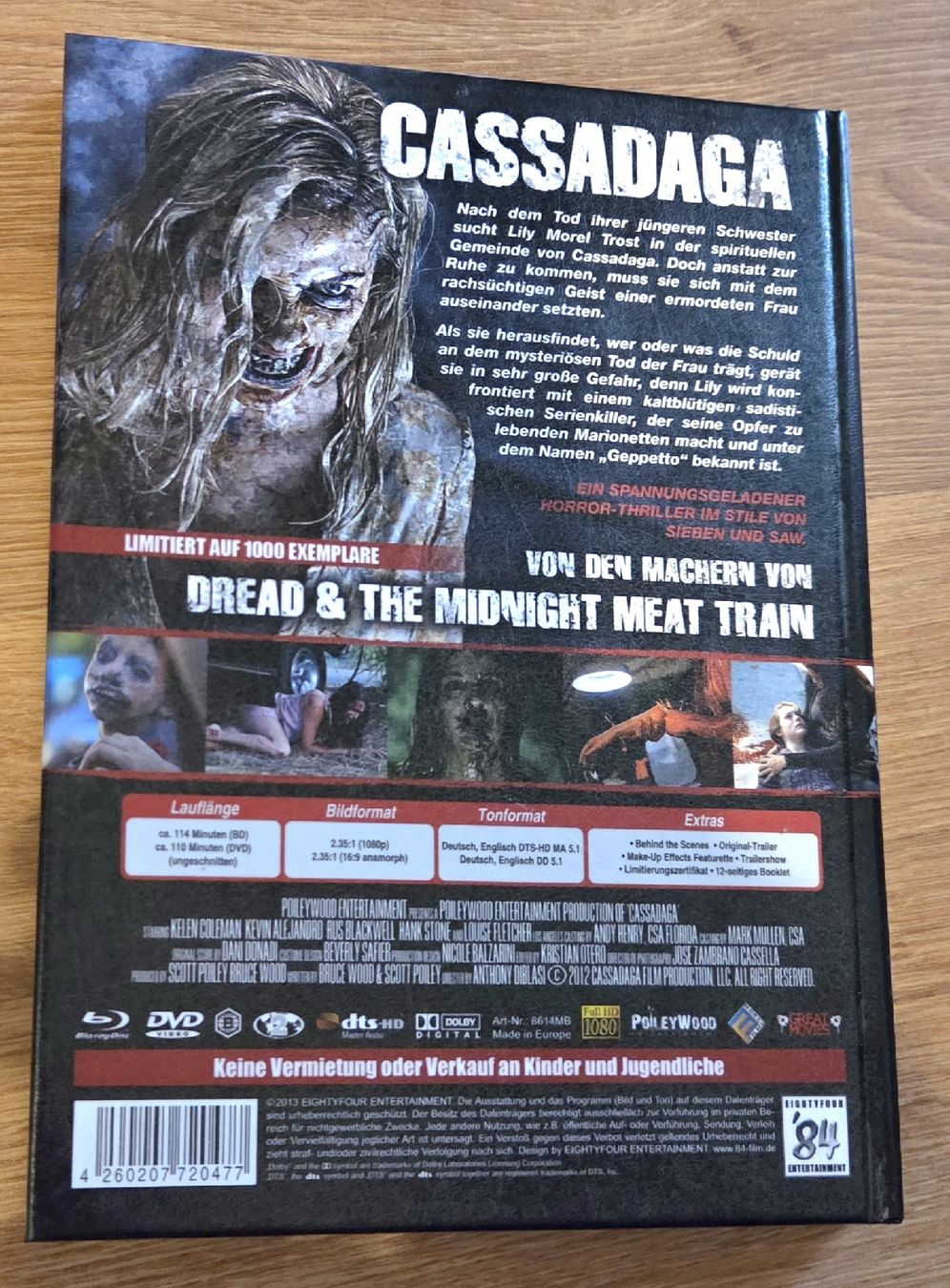 Tutti i DVDs: Cassadaga - Hier lebt der Teufel (2011) Mediabook – Usato da Winterthur venduto da raymen74 1