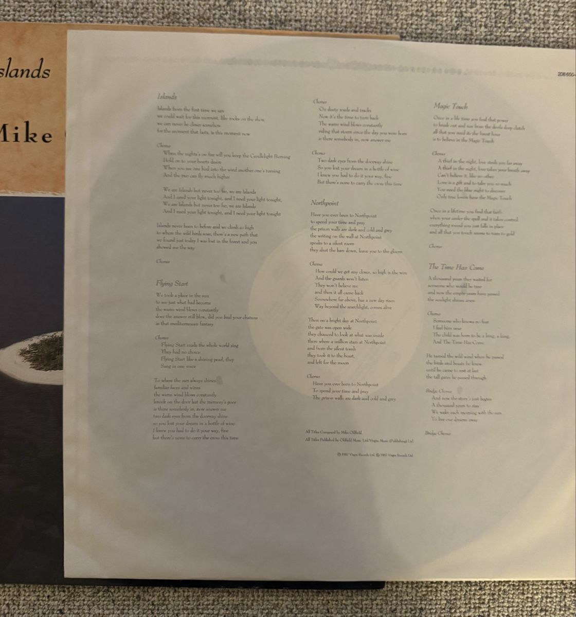 Schallplatten: Mike Oldfield - Islands - LP - 80s – Gebraucht aus Rorbas von BlackstarRecords 2