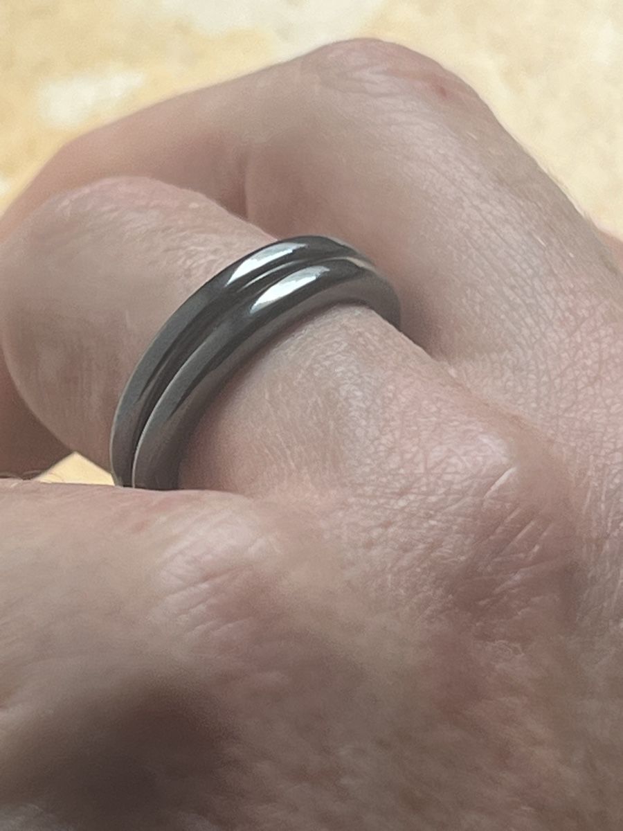 Ringe: Fingerring Hämatith ( diverse Grössen) – Neu und originalverpackt aus Basel von bellespirit