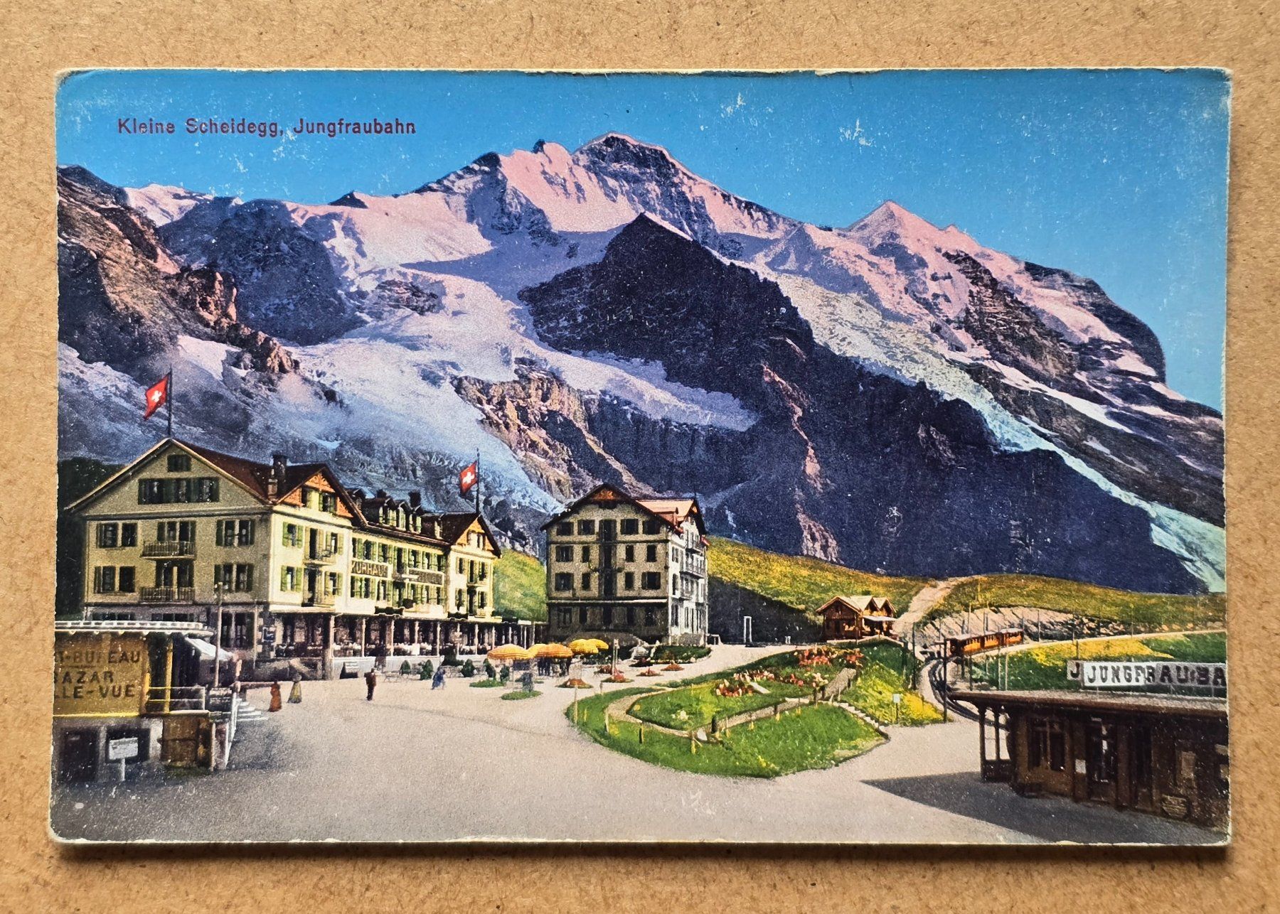Cartoline postali: Kleine Scheidegg, alte AK, Jungfrau-Bahn – Usato da Rheinau venduto da MakalekaAloha 1