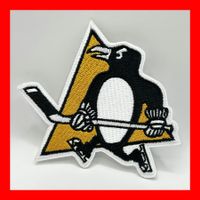 Pittsburgh Penguins Aufnäher Badge Patch Eishockey NHL Puck