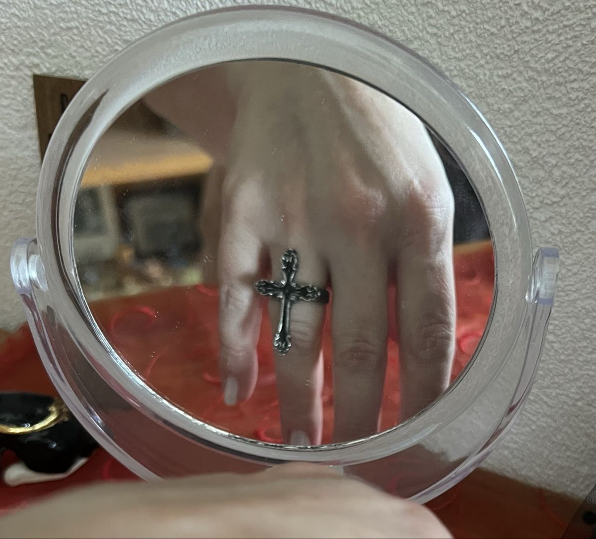 Anelli: Schöner Kreuzring, Modeschmuck! – Nuovo (secondo la descrizione) da Kallnach venduto da sta_sy57 4