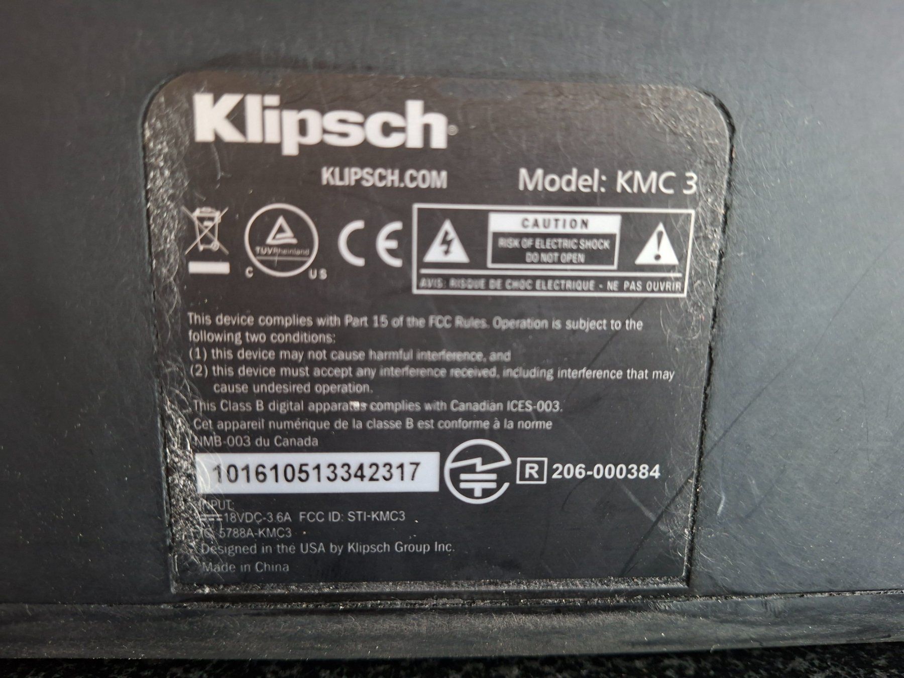 Klipsch Casse acustiche: Tragbarer Bluetooth  Lautsprecher Klipsch KMC3 – Usato da Wil SG venduto da fre_6thv 3