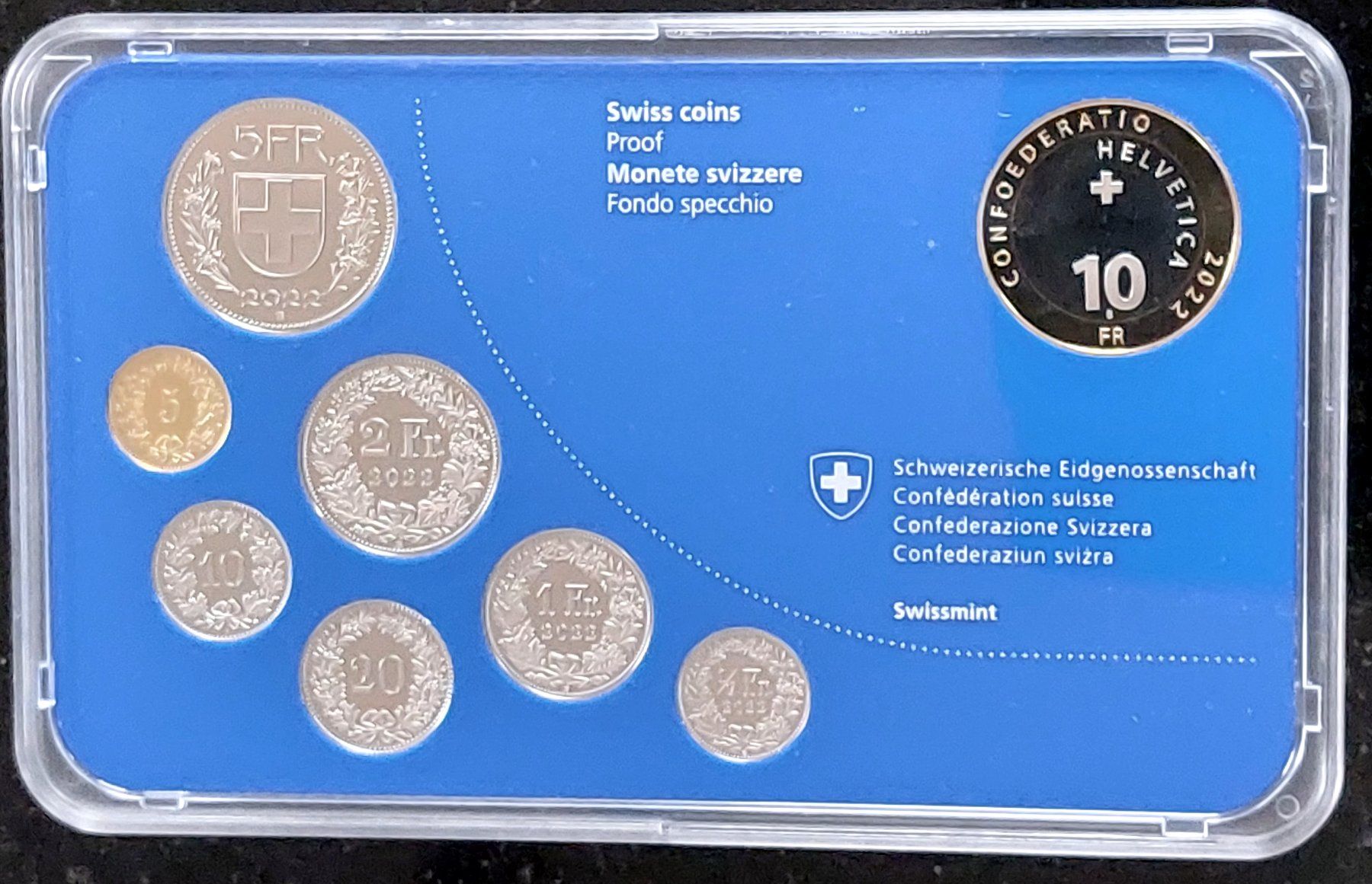 Tutti le monete: CH - Münzsatz 2022 pp – Nuovo (secondo la descrizione) da Arch venduto da repros 1