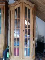Vitrine, Massivholz, hell, Landhausstil, Top!