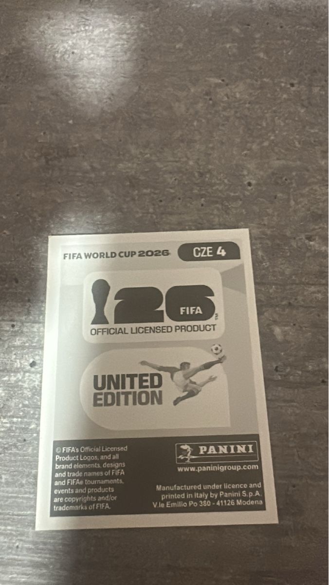 Panini Carte collezionabili: CZE 4 , FIFA WORLD CUP 2026 PANINI  – Nuovo (secondo la descrizione) da Frauenfeld venduto da 1PegPeg1 1